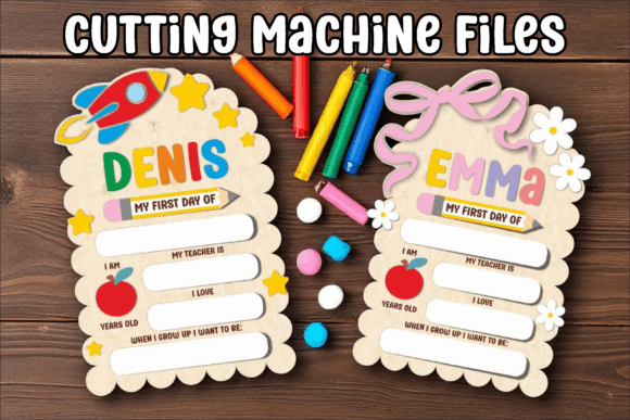 Celebrate Milestones with a First Day of School Sign SVG