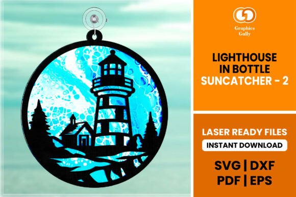 Craft Coastal Charm with a Lighthouse Suncatcher SVG