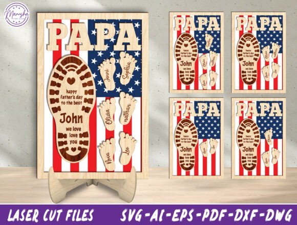 Create a Heartfelt Keepsake: Personalized Father’s Day Laser Cut File