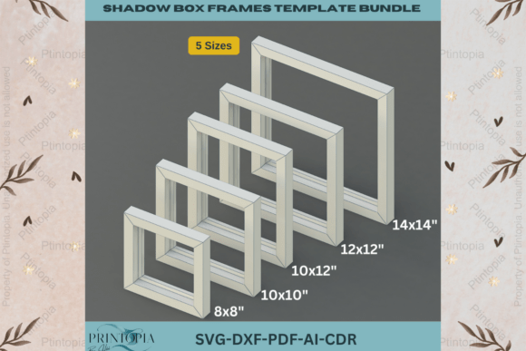 Create Stunning 3D Art with Our 5 Size Shadow Box Set 262