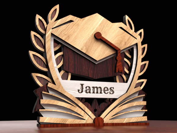 Layered Graduation Decoration Stand: Celebrate with Style