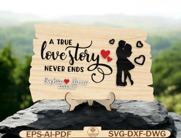 Personalized Couple Name Plaque Lasercut: A Timeless Keepsake
