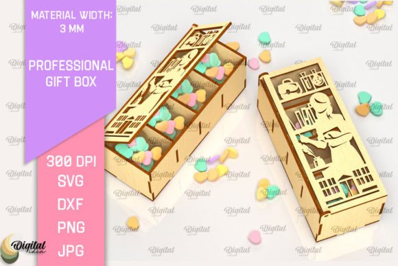 Teacher Gift Box Laser Cut
